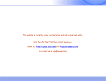 Tablet Screenshot of fyp.spogel.com